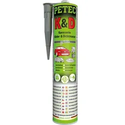 K+D Karosserie Kleb- Dichtmasse, grau, 310ml - grau