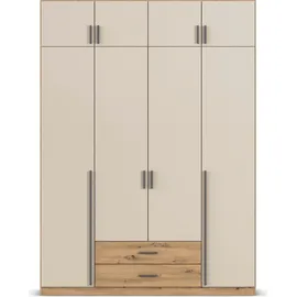 Rauch Wäscheschrank GAMMA 181 x 248 x 54 cm Eiche artisan/Champagner