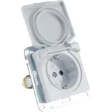 ChiliTec Schuko-Steckdose Delphi Weiß