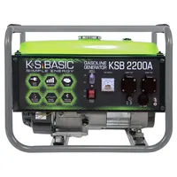 Könner & Söhnen Stromerzeuger KSB 2200A, 2,20 in kW, (7 PS 4-Takt Benzinmotor, Aluminium Alternator, 1-tlg., Automatischer Spannungsregler (AVR), 16A), 230V Generator, für den Heim- und Freizeitbedar