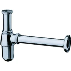 Siphon HANSGROHE "Tassensiphon Standardmodell chrom", silber (chrom), B:6,5cm H:6,5cm T:24,3cm, Siphons, Tassensiphon Standardmodell, chrom