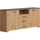 trendteam Sideboard Follow Eiche Artisan