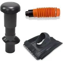 Klüber Klöber-Set13 Dachentlüftung DN100 Anthrazit Universal