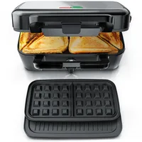 Arendo Sandwichmaker Toaster, Silber