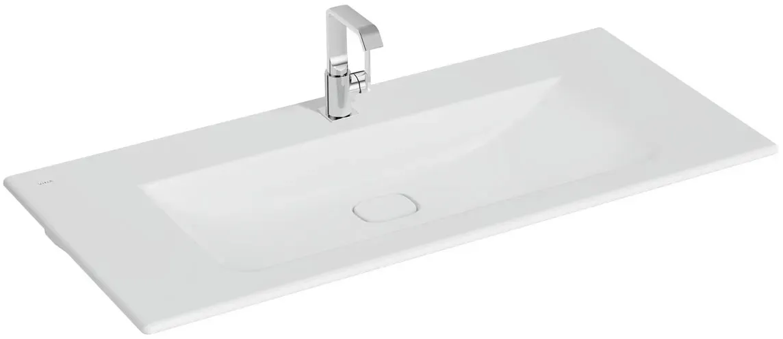 VitrA New Metropole Möbelwaschtisch wandgebunden rechteckig 120 x 53 cm mit Hahnloch,7540B401-7210 7540B401-7210