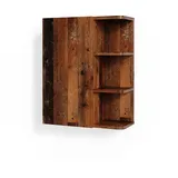 Vicco Badschrank Fynn, Eiche rustikal, 47.2 x 59.2 cm
