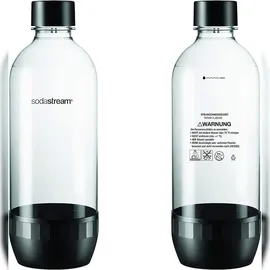 Sodastream Tritan-Flasche 2 x 1 l schwarz