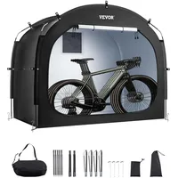 Vevor Fahrradzelt, Fahhrradgarage Fahrradschuppe für 4-5 Fahrräder, 226x151x197cm