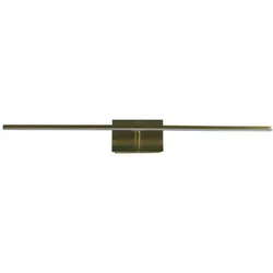Licht-Erlebnisse Wandleuchte CLIFFREY Messing Metall Kunststoff IP44 LE120743
