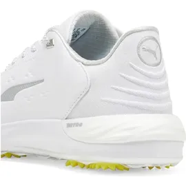Puma PHANTOMCAT NitroTM + Golf Shoe, Puma White-Puma Silver-ASH Gray, 45 EU
