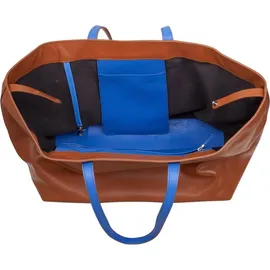 Dudu Pauline Shopper Tasche Leder 36 cm braun