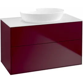 Villeroy & Boch Finion Waschtischunterschrank FA0100HB 100x60,3cm, Abdeckplatte white matt, Peony Matt