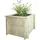 TIMBELA Hochbeet 58 x 46 x 58 cm Beige