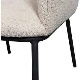 Woood Esszimmerstuhl Leon Happy-Bouclé beige