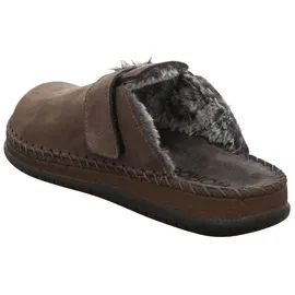 ROHDE Herren Pantoffel Hausschuh Leder Warmfutter Alassio 6790, Größe:41 EU, Farbe:Braun