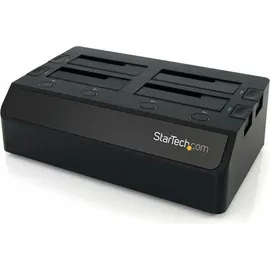 Startech StarTech.com USB 3.0 4 Bay 2,5 / 3,5 SATA III Festplatten Dockingstation mit UASP und zwei Lüftern, 6,4 / 8,9 cm HDD / SSD Dock