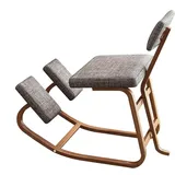 Generisch Grau, Kniestuhl Ergonomisch,Ergonomischer Kniestuhl,Bürostuhl Ergonomisch mit Rückenlehne,Korrektur der Haltung für Zuhause und Büro