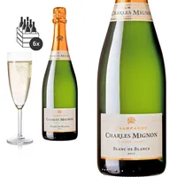 6er Karton Champagne Blanc de Blanc Brut von Charles Mignon (6 x 0,75 l)