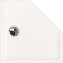 Hoesch Samar weiß, 90x90x3cm, ultraflach