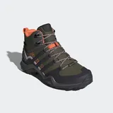 Adidas Damen Terrex Swift R2 Mid Gore-TEX Hiking Shoes Wanderschuhe, Olive strata/Aurora Black/Amber Tint, 39 1/3 EU