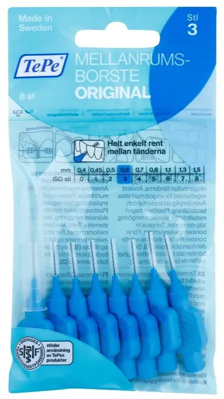 TePe Original Interdentalzahnbürste 0,6 mm 8 St.