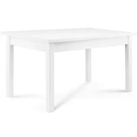 Konsimo Cenare Klappbarer Esstisch Ausziehbar, Weiß, - Konsimo