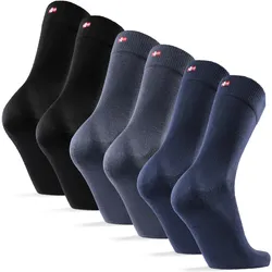 Socken Bamboo Businesssocken blaugrau blaugrau UK 9-12 / EU 43-47