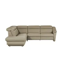 himolla Ecksofa Leder  9707 ¦ braun ¦ Maße (cm): B: 275 H: 84 T: 245