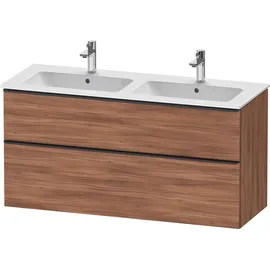 Duravit Me by Starck Doppelwaschtisch mit D-Neo Waschtischunterschrank mit 2 Auszügen B: 130 H: 62.5