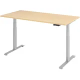 baselite Schreibtisch BaseLite Ahorn / Silber