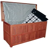 Gravidus Auflagenbox Gartentruhe Aufbewahrung mit Folieninnentasche