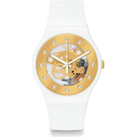 Swatch WATCHES Mod. SUOZ148 - Weiß/Gold