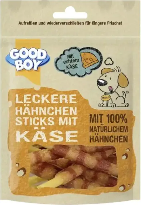 Good Boy Käse- Hähnchen Sticks 80 g