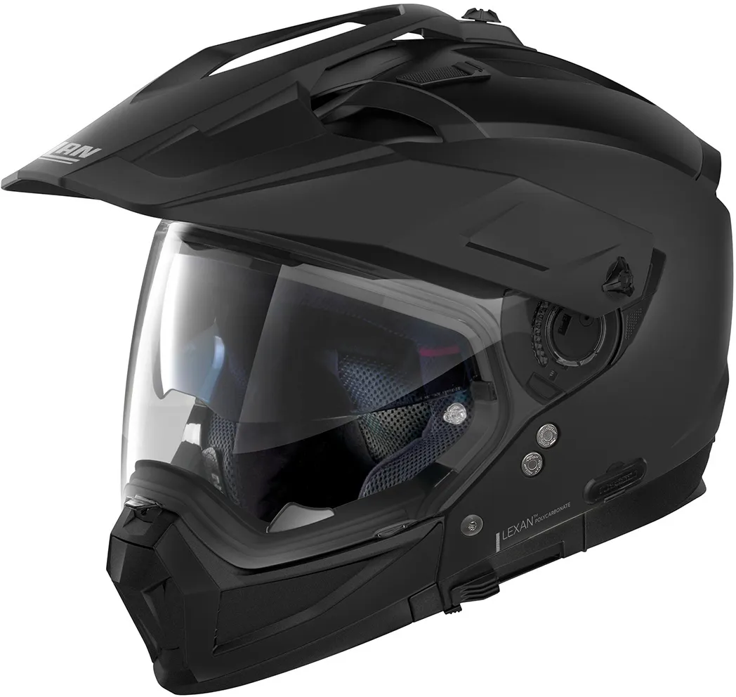 Nolan N70-2 X Classic 2023 N-Com Helm, zwart, XS Voorman