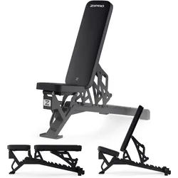 Hantelbank Zipro Nocardio Verstellbar Schrägbank schwarz NO SIZE