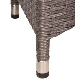 Garden Pleasure Braga Set 7-tlg. Grau/Braun/Schwarz