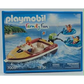 Playmobil Family Fun Sportboot mit Fun-Reifen 70091