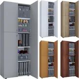 VCM VCM, Schuhschrank, Lona 70 x 184 x 40 cm) Allzweckschrank 5 Fächer 4 Drehtüren -