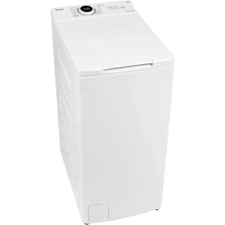 Midea Toplader Waschmaschine MF10ET70B / 7KG / A / 1200 U/min/BLDC Inverter Mortor/Dampffunktion/SoftOpener/XL Türöffnung/Kurz 15'&45' / Mehrere Temperaturoptionen/AquaStop, Weiß