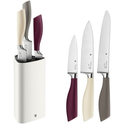 Messerblock WMF Messerblöcke rot (offwhite, grau, bordeaux, weiß, schwarz) Messerblock Messerblöcke mit Messer