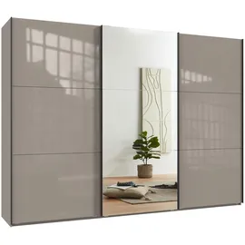 luma-home Schwebetürenschrank 300 x 216 x 65 cm Grau