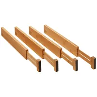 SO-Tech orga-box Bambus Schubladen Trennsystem 430-556 mm Schubladentrenner, Schubladenteiler