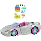 Barbie Puppenzubehör Auto Cabrio silber HDJ47