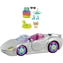 Barbie Puppenzubehör Auto Cabrio silber HDJ47