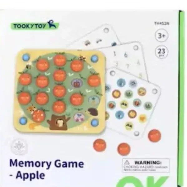 Tooky Toy: Memoryspiel Apfelbaum mit austauschbaren Platten
