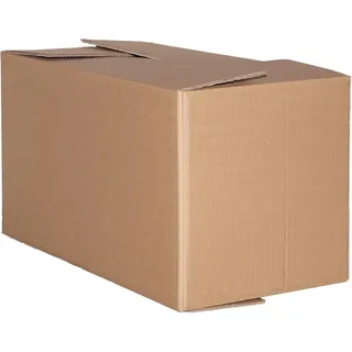 Paket.ag Karton Faltkarton 1000 x 600 x 600 mm einwellig Kartonage Verpackung, einfach zu verwenden zum Verpacken braun
