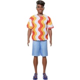 Barbie Fashionista Ken-Puppe - Red and Orange Shirt