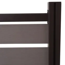 Proregal Mülltonnen-Zaun 130 x 110 x 6 cm grau