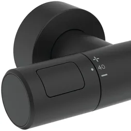 Ideal Standard Ceratherm T25+ Duschsystem mit Thermostat Silk Black A7212XG
