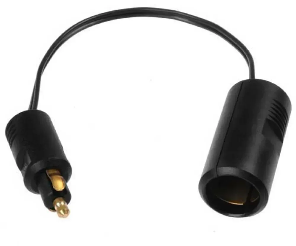Touratech 01-030-0017-0 Din-stecker/buchse-adapter - Black - One Size